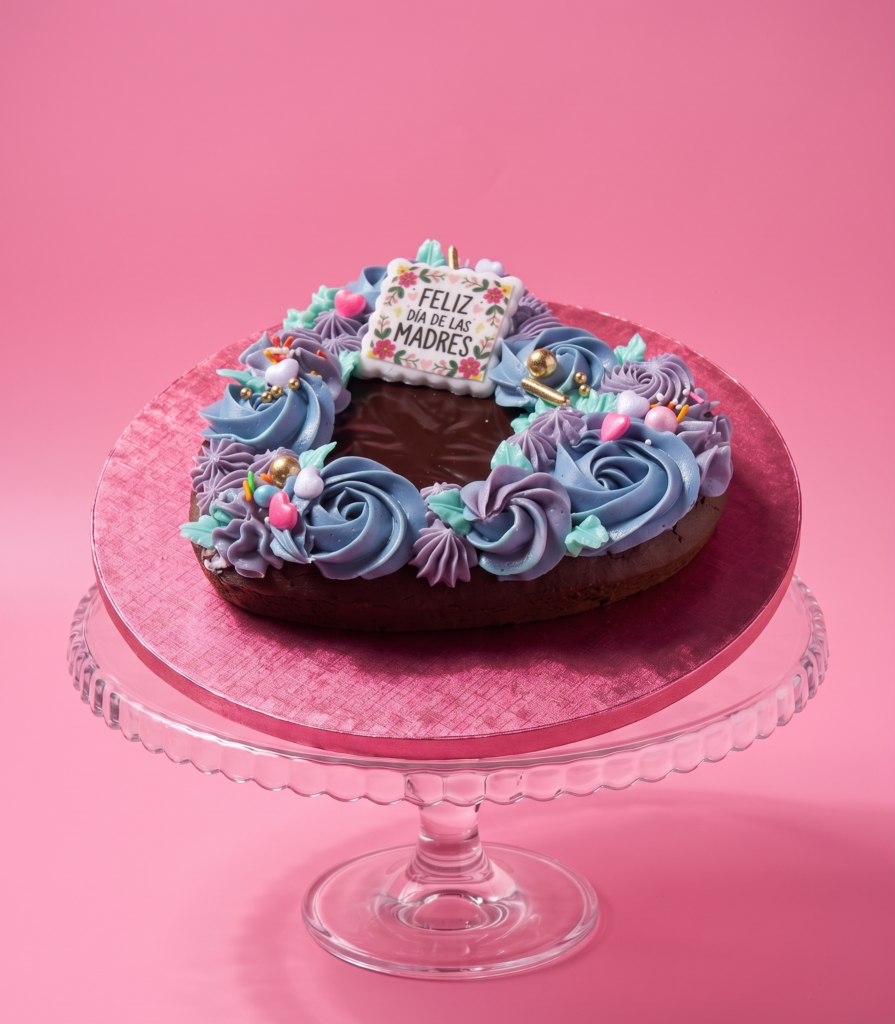 Tarta Corazón de Brownie o Cookie
